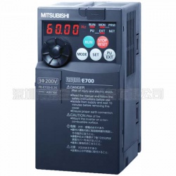 三菱變頻器FR-E720-0.1K日本原裝，電源三相220V,